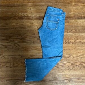 Banana Republic Cropped Raw Hem Jeans